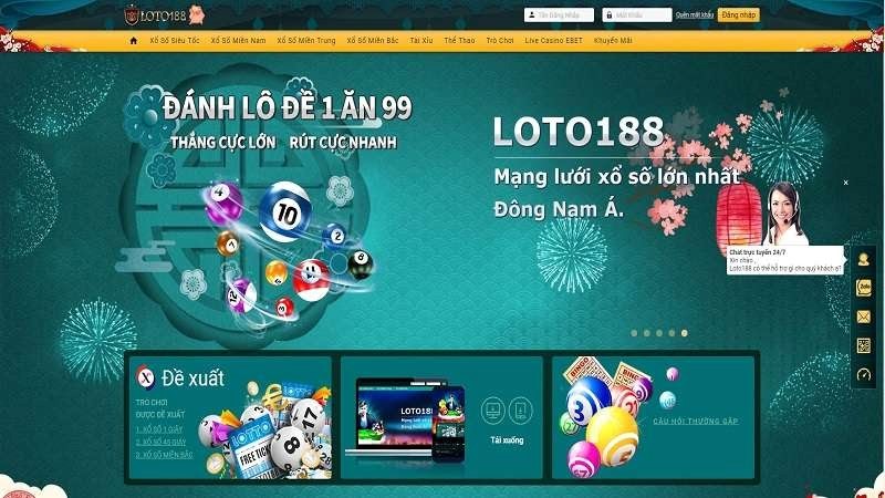 LOTO188 – Những lý do khiến bạn không thể bỏ lỡ nhà cái lô đề Loto188