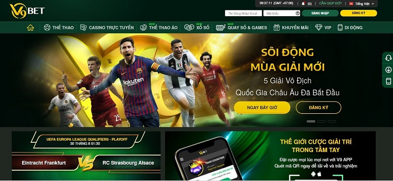 V9Bet - Thương hiệu nhà cái lý tưởng cho dân cá cược online
