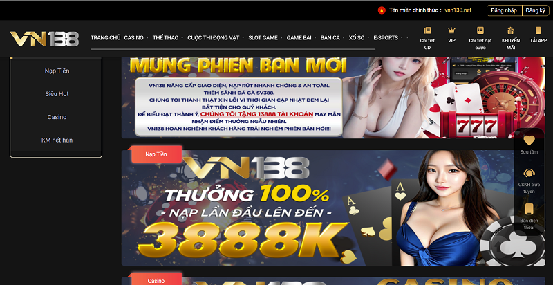 VN138 - Nh&agrave; c&aacute;i đầy sức h&uacute;t với d&acirc;n cược Việt