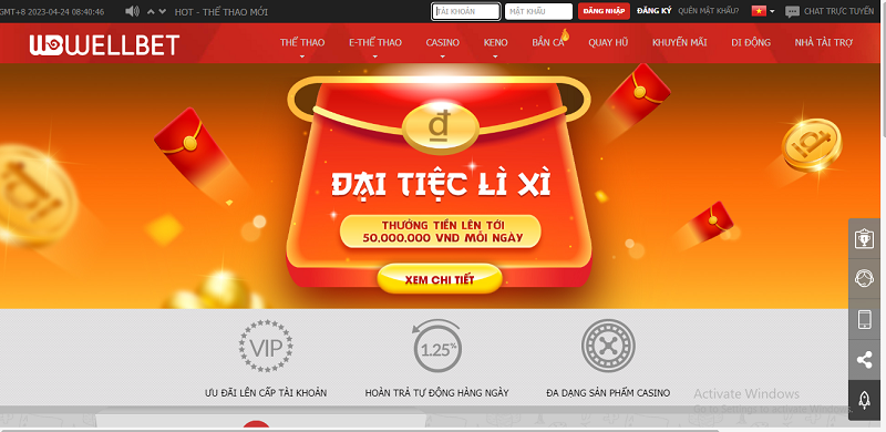 Wellbet &ndash; Nh&agrave; c&aacute;i uy t&iacute;n c&aacute; cược si&ecirc;u đỉnh v&agrave; cực chất hiện nay