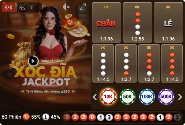 Xóc Đĩa Jackpot